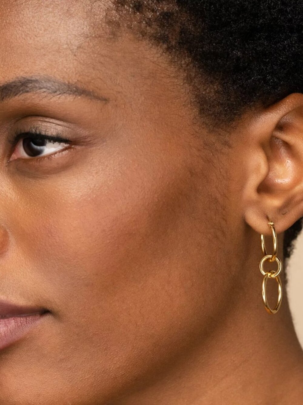 Mejuri trio hoop earrings